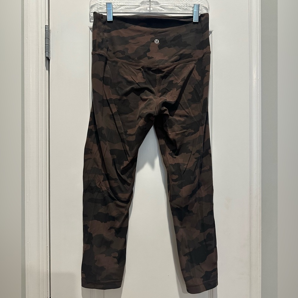 Lululemon Align Legging 23" Heritage 365 Camo Brown Earth Multi Women's size 10